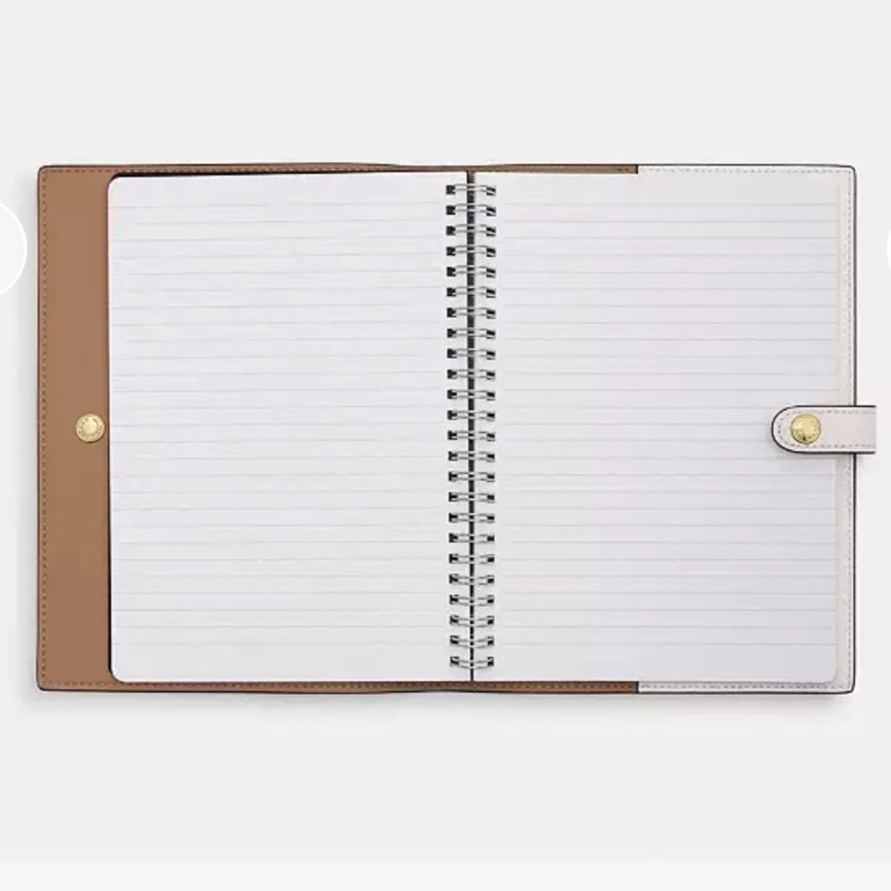 Coach Notebook in Signature Canvas bnwt - Picture 2 of 3
